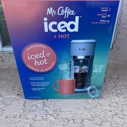 MR. COFFEE SINGLE SERVE ICED + HOT COFFEE MAKER