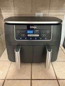 Ninja DZ201 Foodi 8 Quart 6-in-1 DualZone 2-Basket Air Fryer with 2 Independent baskets