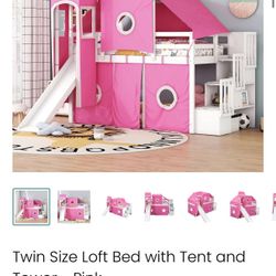 Twin size loft bed 