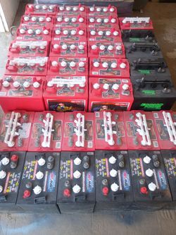 Golf cart batteries