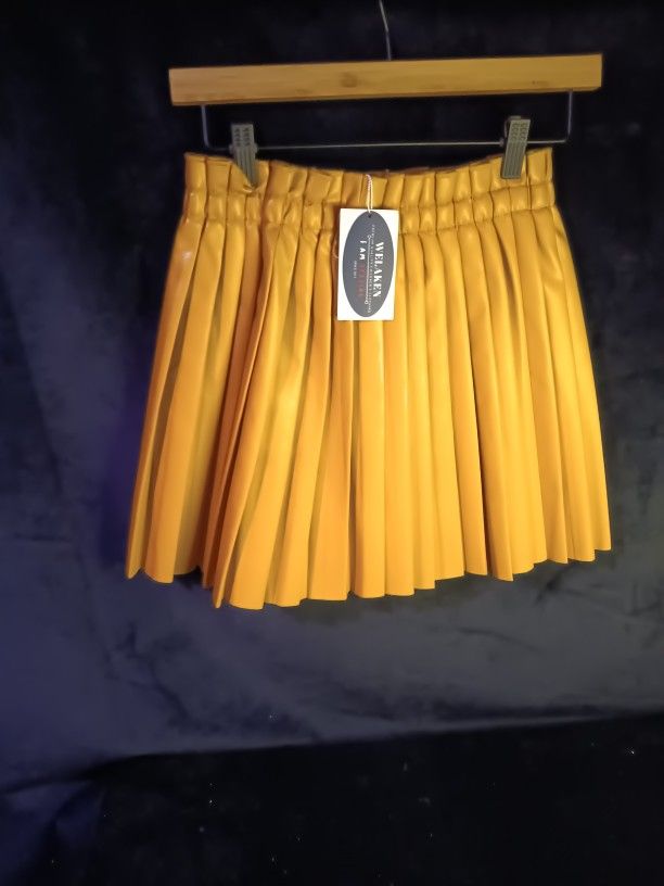 Yellow Mini Skirt