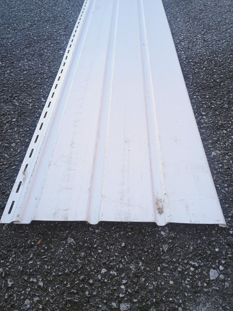 Solid White Soffit Panels