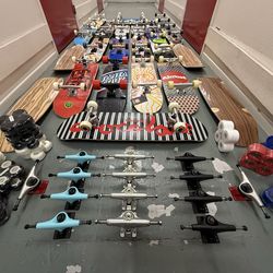 Skateboards decks and accessories