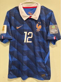Bradley Barcola France 🇫🇷 Home Kit