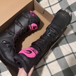 O’Neal Rider Boots Pink Size 11 42 Women NEW