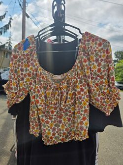 floral blouse top