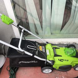 Greenworks Lawn Mower Needs Battery