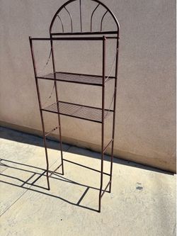 Metal bath organizer shelf 23 x 10 x 66“
