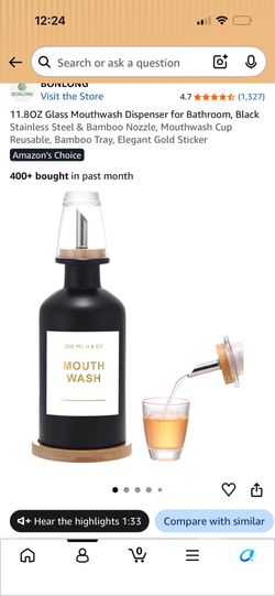 Mouthwash dispenser