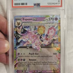 Pokemon card - Espeon EX PSA 8