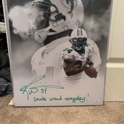 Ricky Williams Signed 16x20