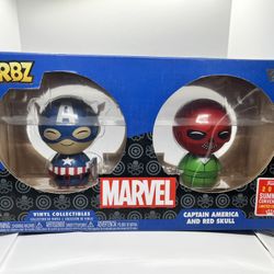 Funko Dorbz 2018 Summer Convention Limited Edition CAPTAIN AMERICA & RED SKULL 2 Pack Unopened Box