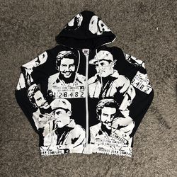 Asaali Oreo black and white zip up