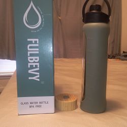 Fulbevy 32 Oz Bpa Free Water Bottle