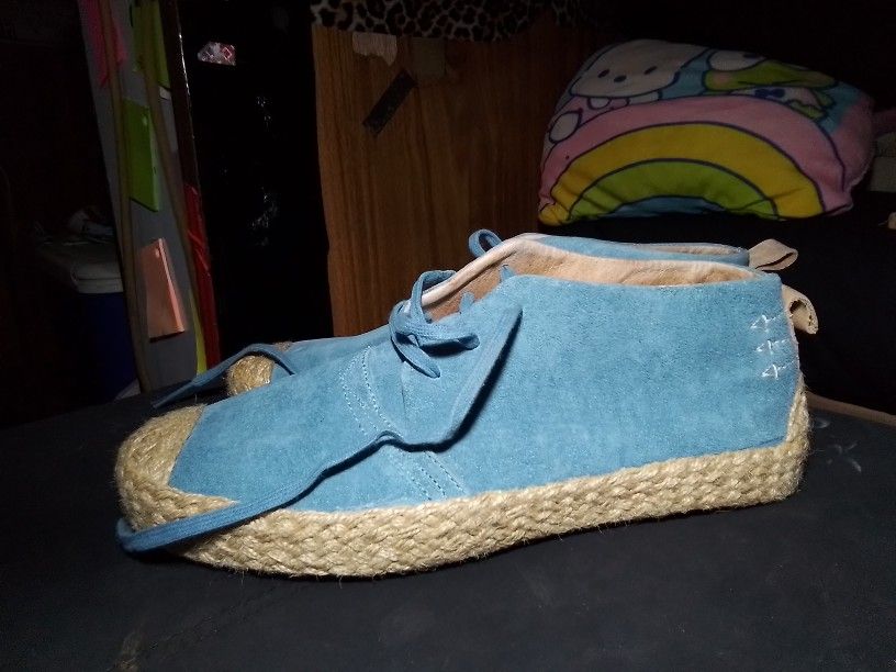 Men's Van's Blue Suede Shoe