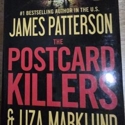 James Patterson The Postcard killers hardcover book