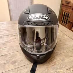 HJC CL-17 Full-Face Motorcycle Helmet – Matte Black – Excellent Condition