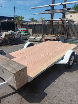6' x 12' flat bed trailler