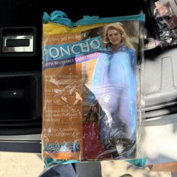Flash Light And Waterproof Poncho