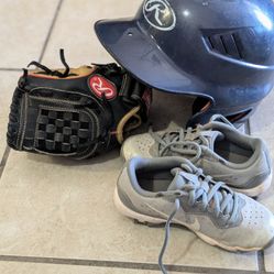 T-ball Helmet And Glove