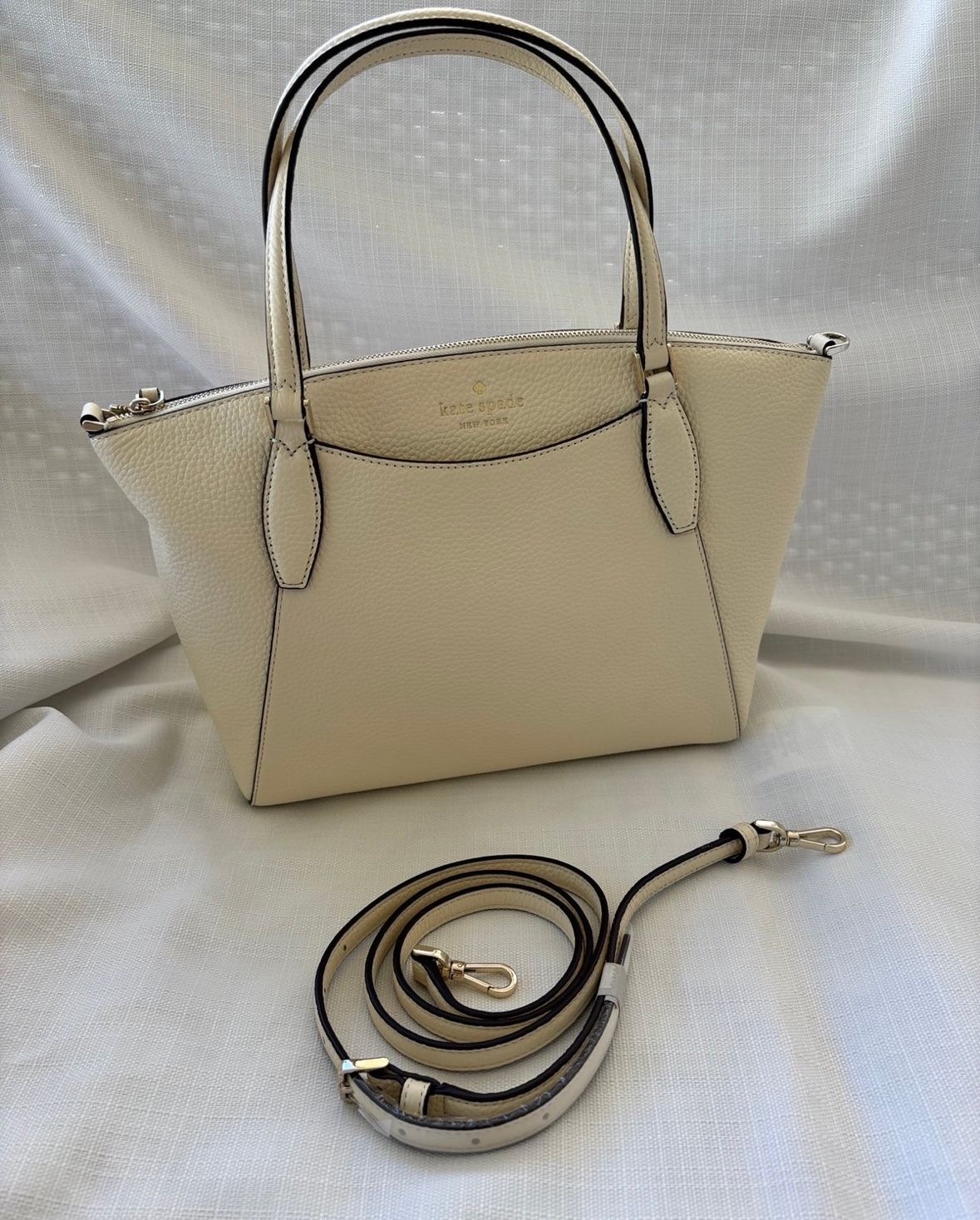 Kate Spade Monica Satchel β NWT (Buttermilk)