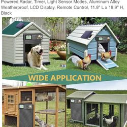 Automatic Solar Pet / Chicken Coop  Door 