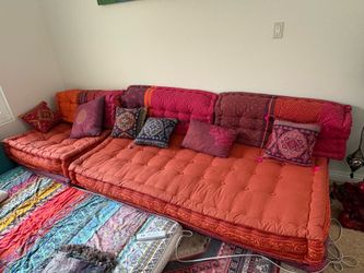 3 pc set - maili sectional with chair and ottoman - $400
