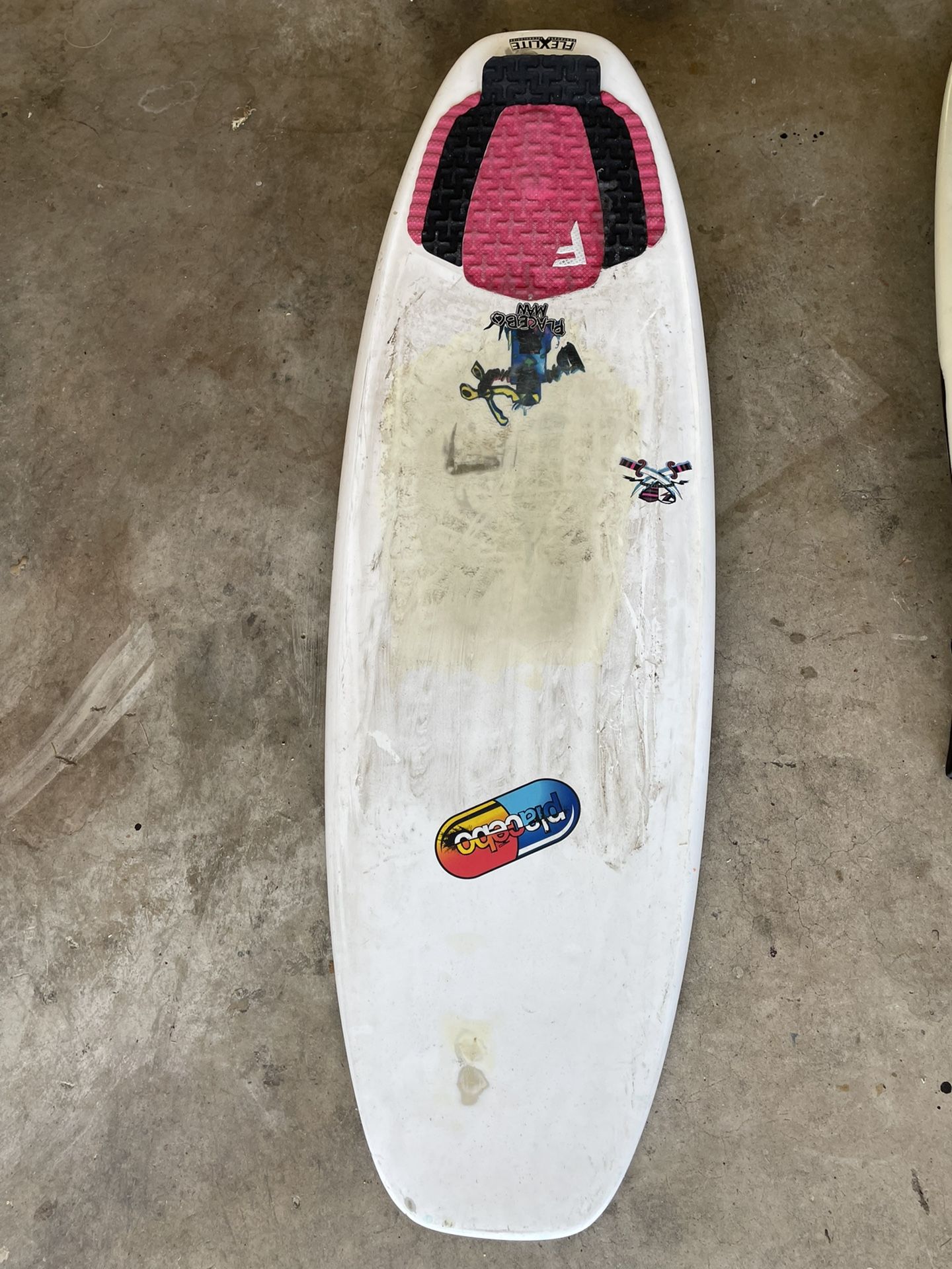 PLACEBO SURF BOARD 上 PLACEBO プレセボ ROUND NOSE ROUND DURA-FLEX4 サーフボード