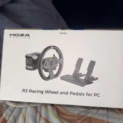 Moza R3 Racing Wheel And Pedals For Pc 