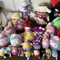 Sanrio Squishmallows UFS! Hello Kitty - Cinnamoroll - Kuromi - Pompompurin - Chococat - Halloween - Dreamland - Zombie - Skeleton - Space - Clips MORE