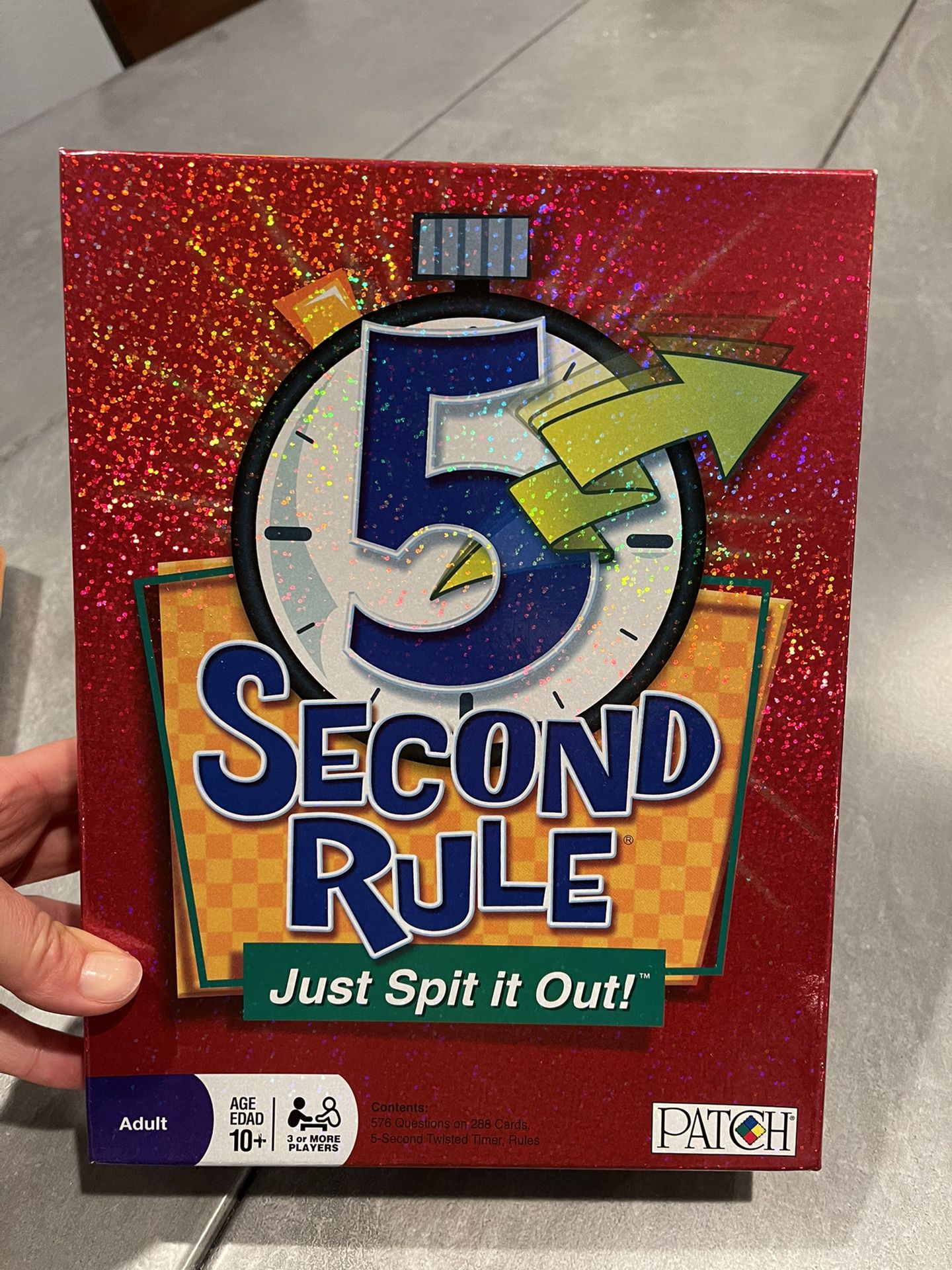 Family Board Game- 5 Second Rule