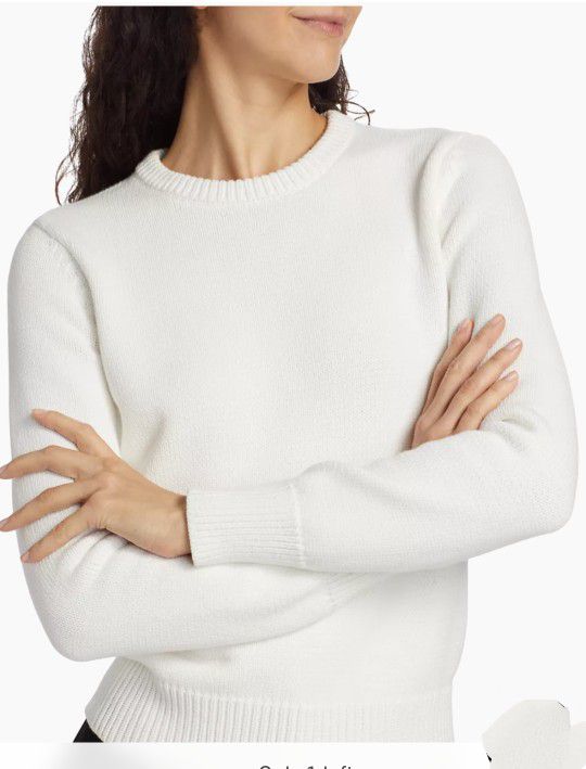 White Super Soft Plush Sweater