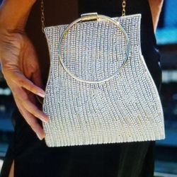New- Meghan Rhinstones Handbag - Pure Luxury