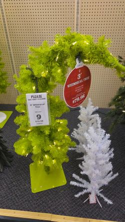 New In Box. 3 Feet Grinch Whimsical Pre-Lit Christmas Tree From Hobby Lobby