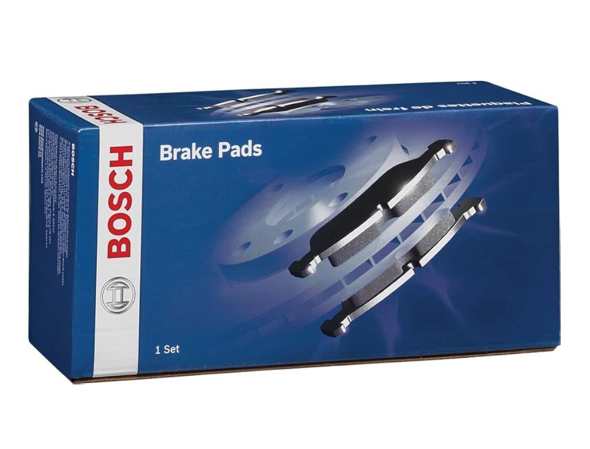 BOSCH BE2076H Blue Ceramic Disc Front Brake Pad Set with Hardware 