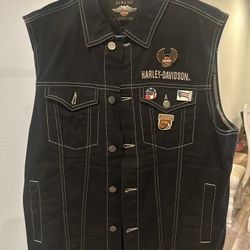 Harley Davidson Denim Vest