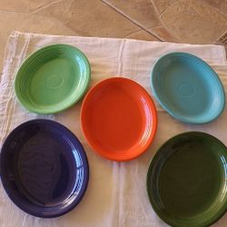 5- Vintage Fiesta Oval Platters