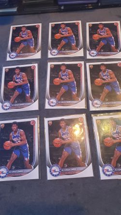 Lot of 10 bowman rookies VJ EDGECOMBE ALL FOR $25