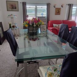 Dining Room Table And Five Chairs