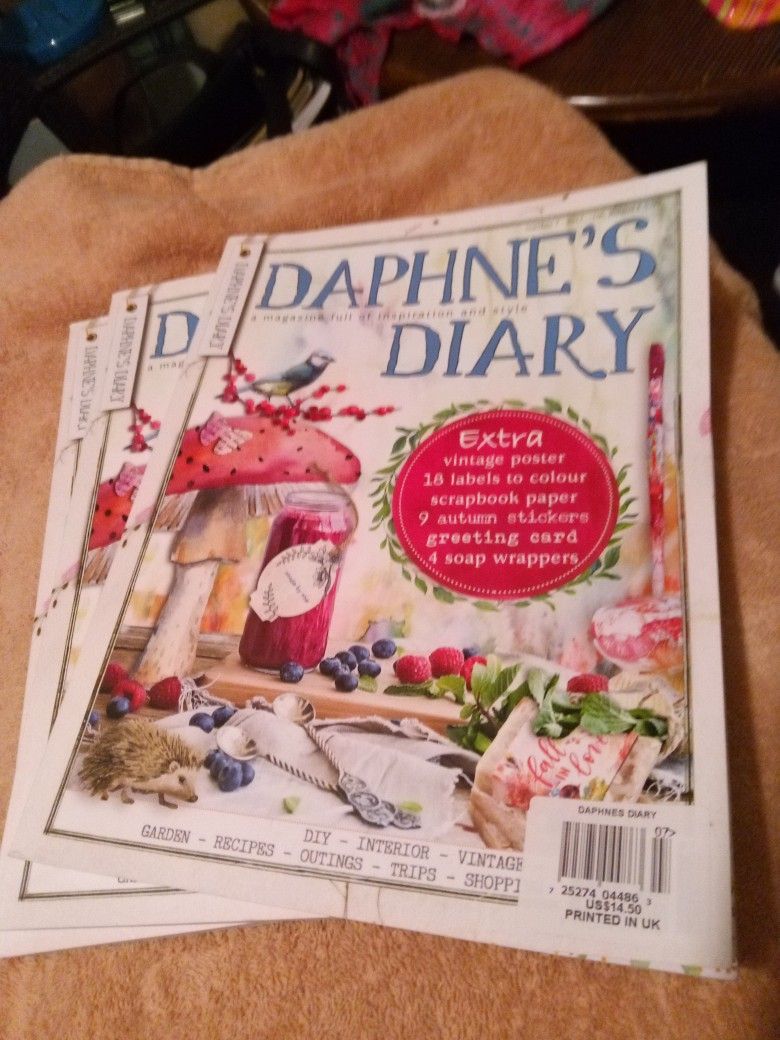 DAPHNE'S DIARY MAGAZINES -3/$50 Or $20 Each