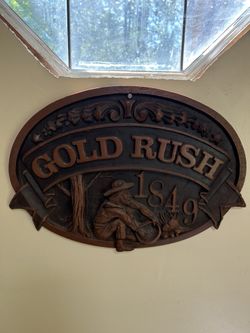 Vintage Gold Rush Sign