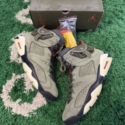Travis Scott olive Jordan retro 6