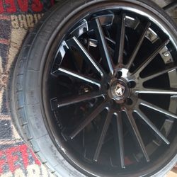 22inch Ashanti Rims Blk