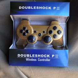 Ps3 Third Party Bluetooth Controller Gold