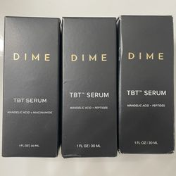 Brand New Unopened Dime TBT Serum & Super Firm Serum