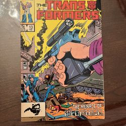 Transformers #13 1986 Marvel Comics Megatron Revived 