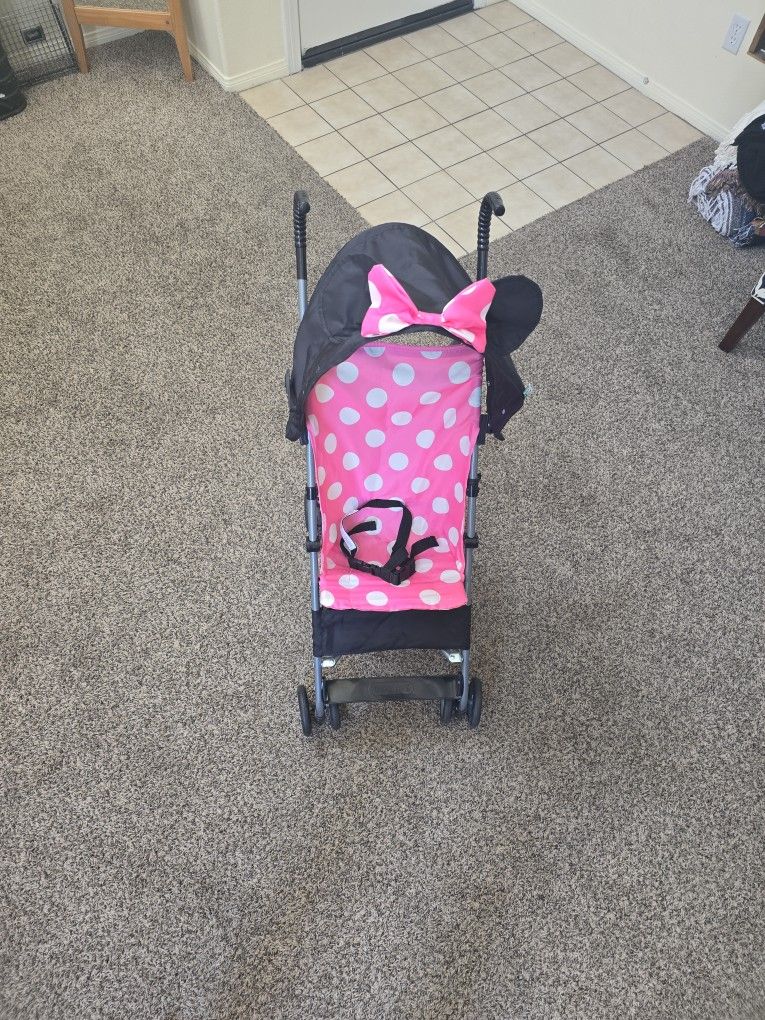 Minnie Mouse umbrella stroller