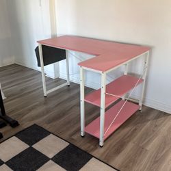 Pink Child Desk Good Condition