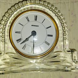 Vintage Staiger Crystal Quartz Desk/Mentle Clock