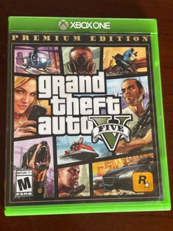 Grand Theft Auto V 5 Premium Edition (Xbox One) CIB MINT Condition with Maps